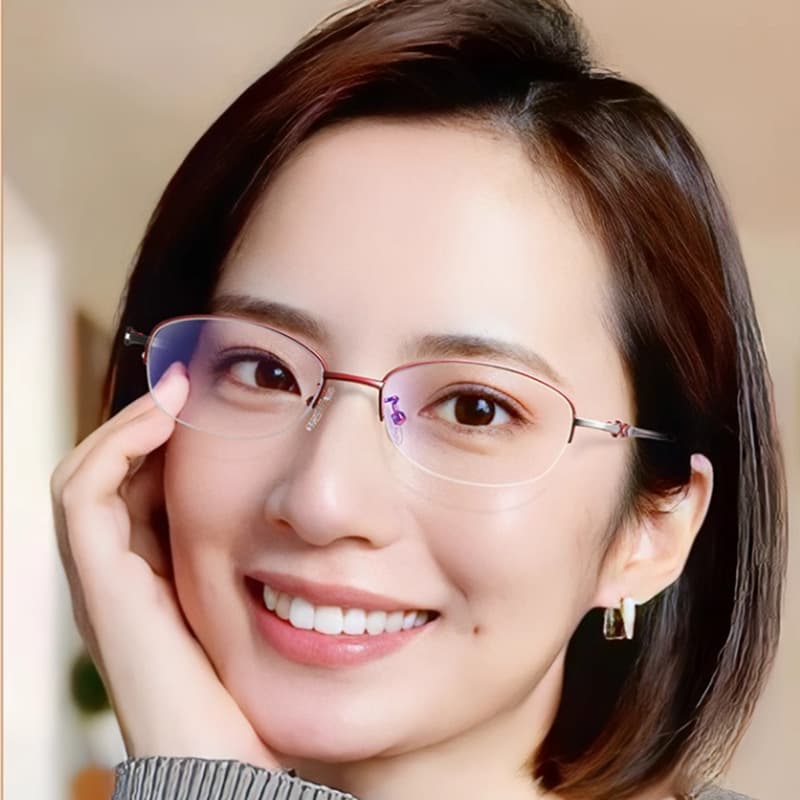 Inherited reading glasses for women, anti-blue light and anti-fatigue brand, high-end high-definition, fashionable reading glasses for middle-aged and elderly people 2