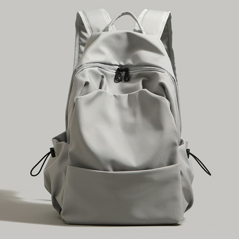 New Korean style all-match schoolbag men's solid color backpack women's high school backpack college student computer bag high-end cross-border 9