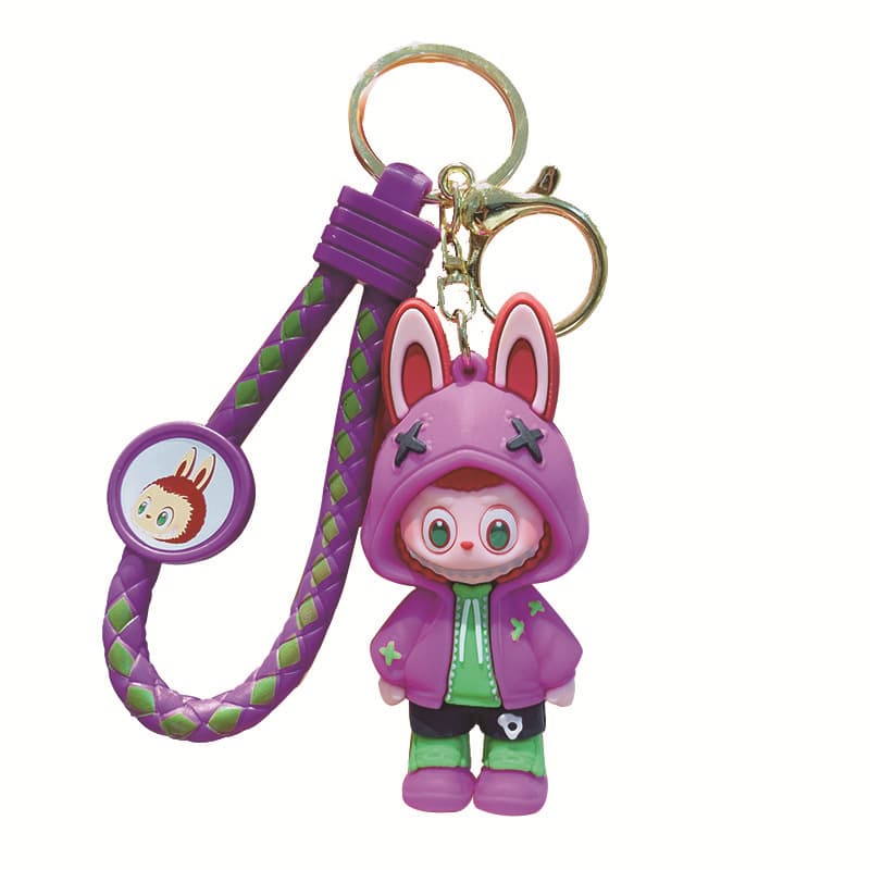 Creative Internet celebrity trendy buck-toothed cartoon trinkets, cute keychains, dolls, wholesale school bags, wholesale goods 6