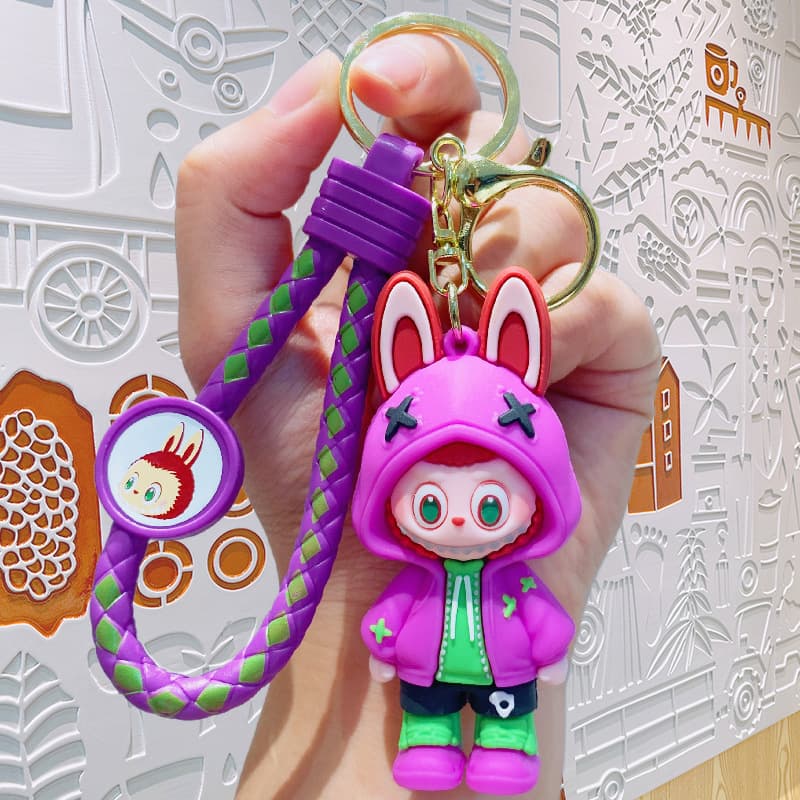 Creative Internet celebrity trendy buck-toothed cartoon trinkets, cute keychains, dolls, wholesale school bags, wholesale goods 8
