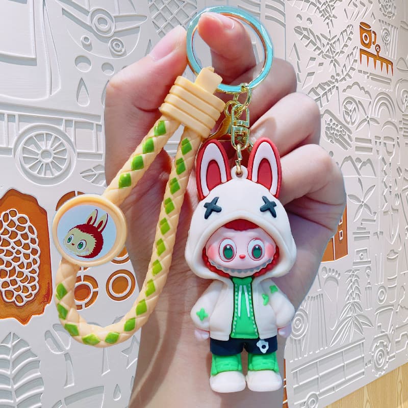 Creative Internet celebrity trendy buck-toothed cartoon trinkets, cute keychains, dolls, wholesale school bags, wholesale goods 10