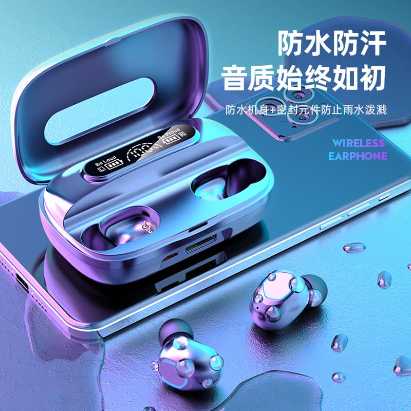 M9 cross-border new wireless Bluetooth headset TWS in-ear long-lasting high-quality Huaqiangbei headset wholesale 1