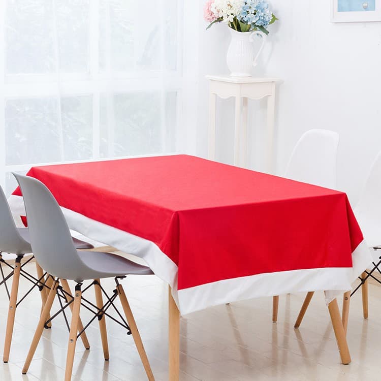 Christmas decoration tableware household cartoon home red Christmas decorations factory wholesale Christmas tablecloth 2