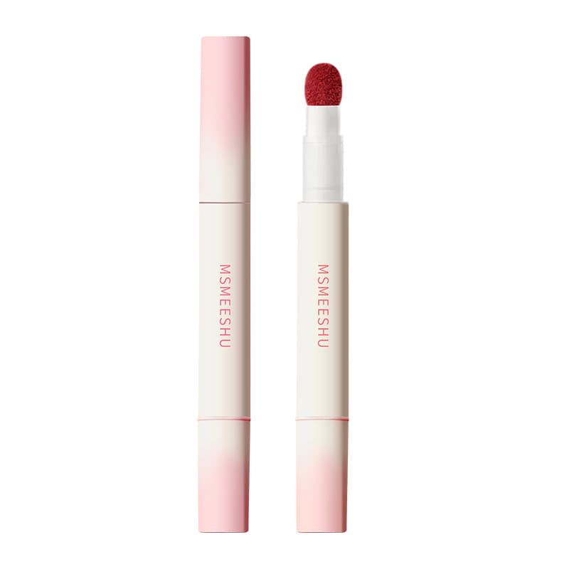 Honey Bundle Lip Powder Cream Air Cushion Velvet Soft Mist Matte Lip Glaze is not easy to stick to the cup, long-lasting fake makeup, whitening, universal for students 6