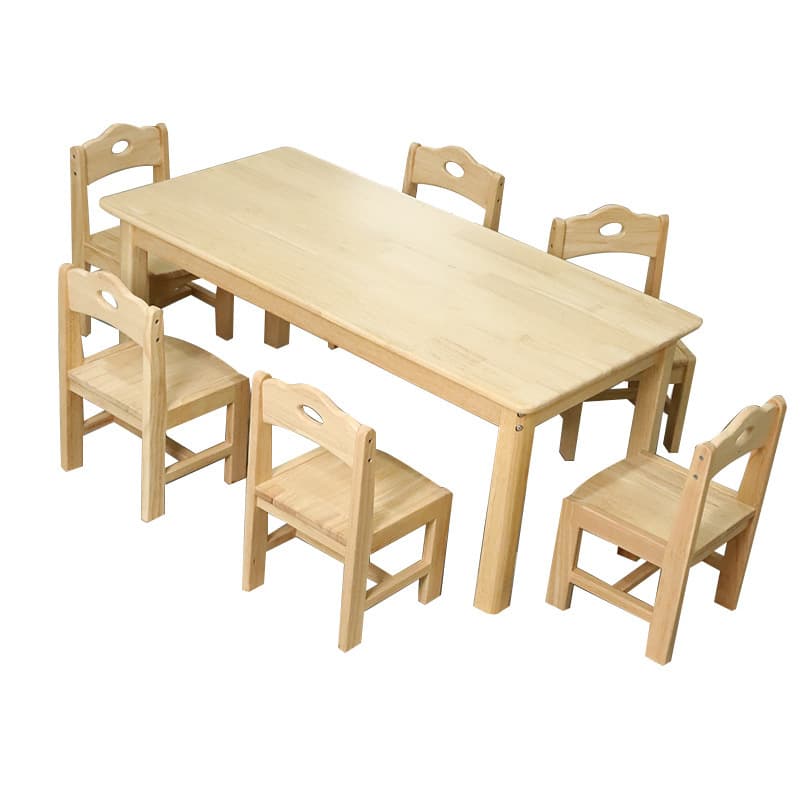 Children's desk and chair set learning special table and chair 0-3-6 years old solid wood baby writing kindergarten children's room 6