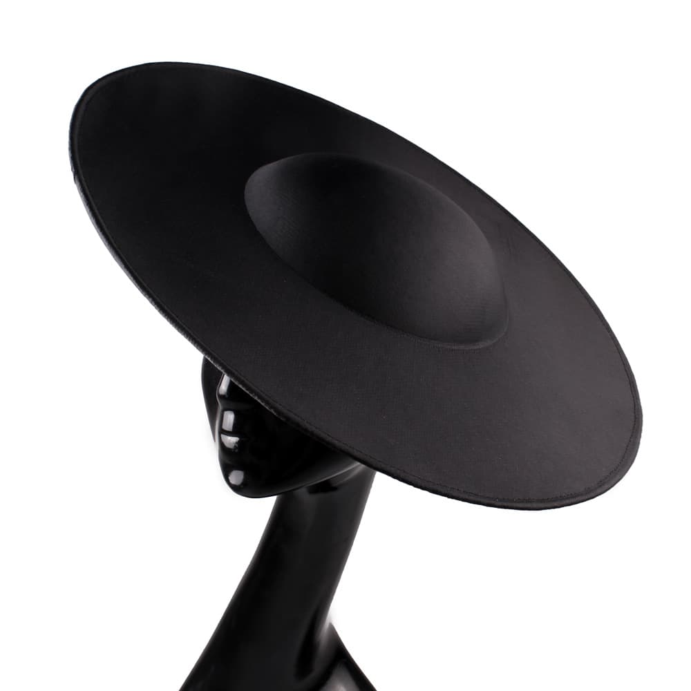 New satin hat high-end banquet bridal headwear diameter 41 cm hat base DIY handmade accessories 2