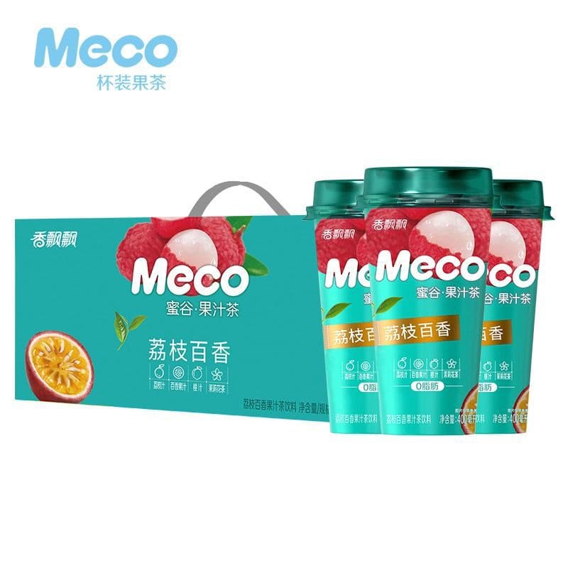Xiangpiaopiao meco juice tea box packed honey valley fruit tea mixed drink whole box drink large bottle free shipping 9