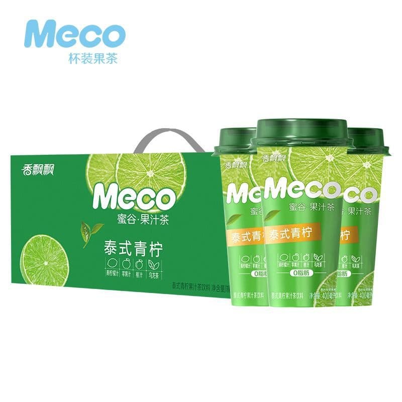 Xiangpiaopiao meco juice tea box packed honey valley fruit tea mixed drink whole box drink large bottle free shipping 10