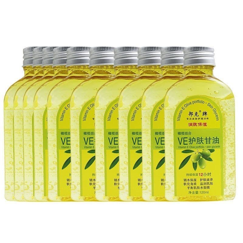 Bunker VE skin care glycerin 120ml old brand olive oil whole body moisturizing anti-dry hand and foot skin-160 5