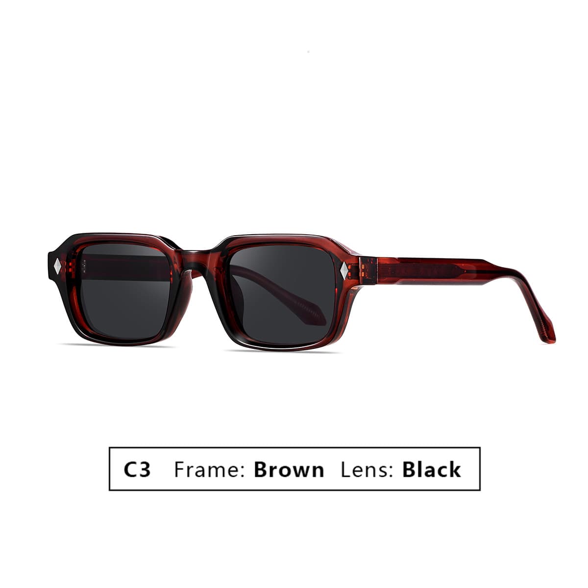 Propionate insert men's sunglasses high-end anti-UV European and American style high-end fashion small frame sunglasses 2026 8