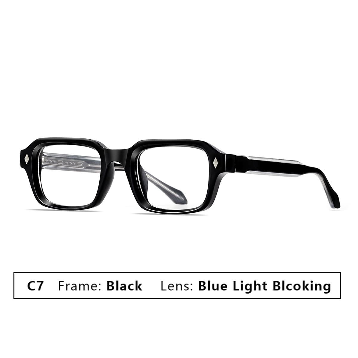 Propionate insert men's sunglasses high-end anti-UV European and American style high-end fashion small frame sunglasses 2026 9