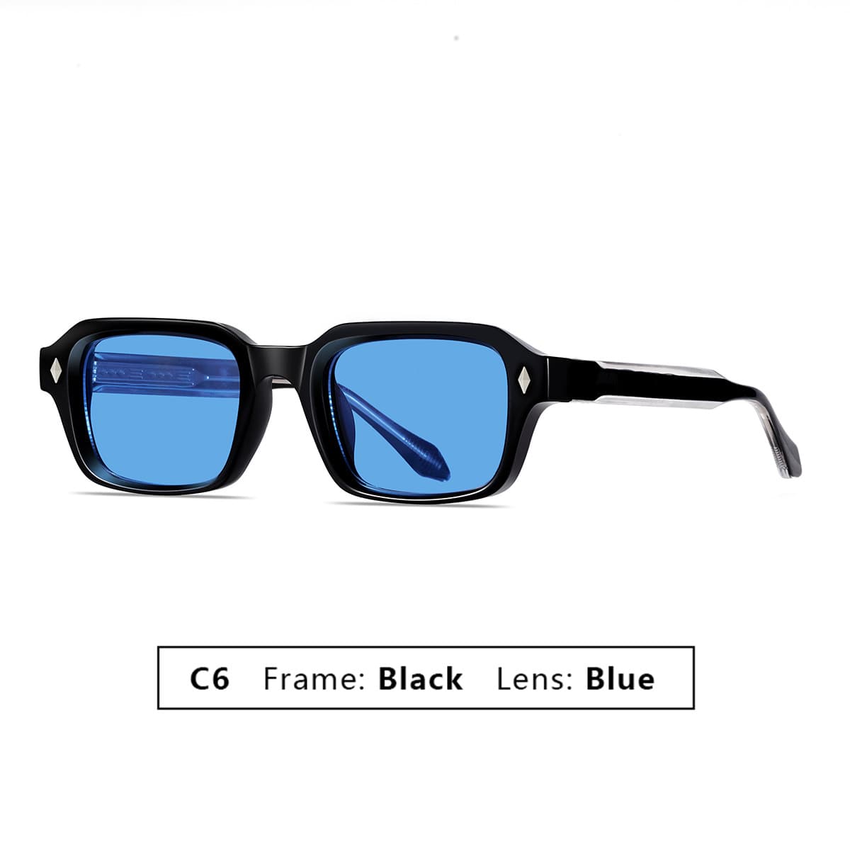 Propionate insert men's sunglasses high-end anti-UV European and American style high-end fashion small frame sunglasses 2026 10