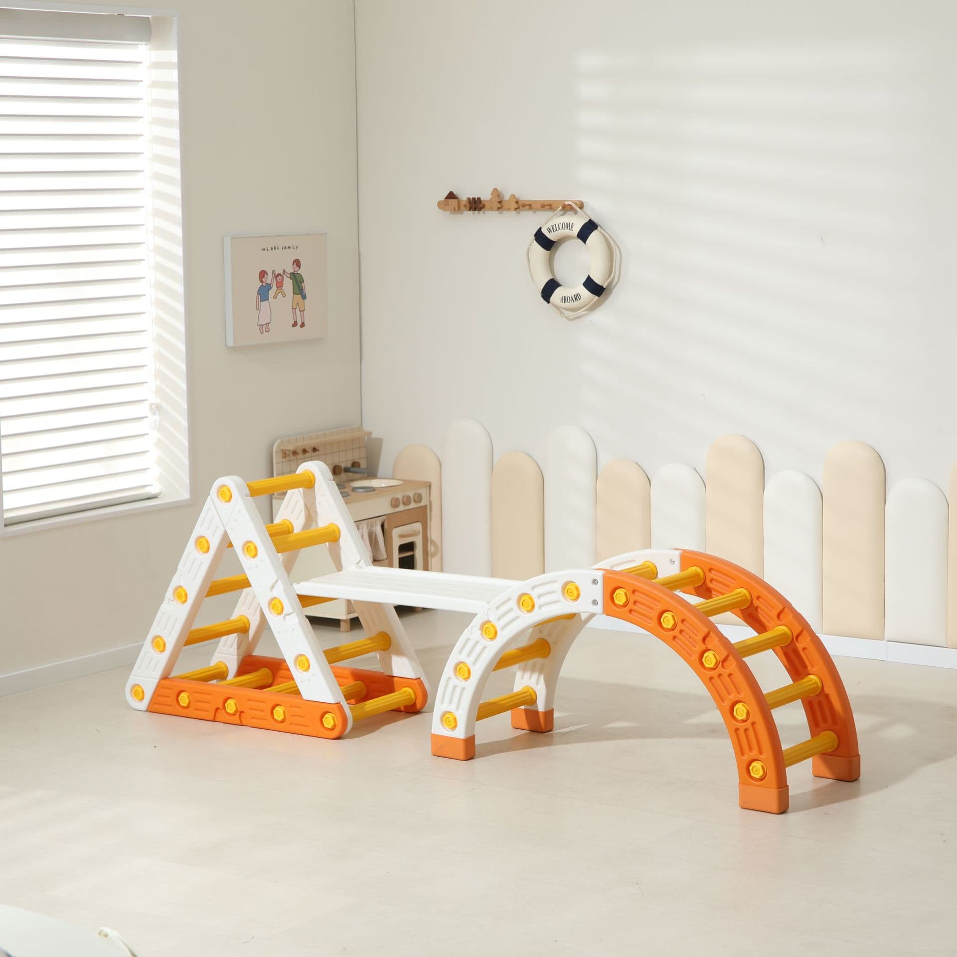 Children's climbing frame slide home family indoor small baby climbing frame toy multi-functional educational 7