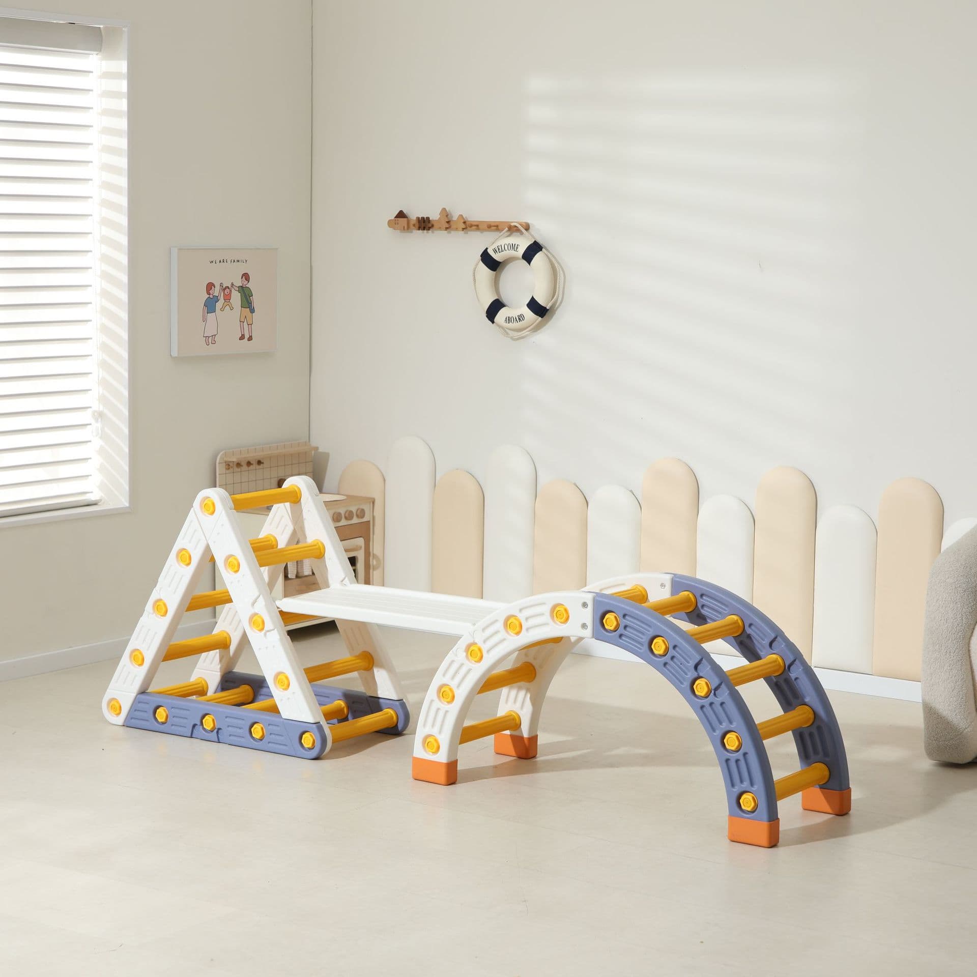 Children's climbing frame slide home family indoor small baby climbing frame toy multi-functional educational 10