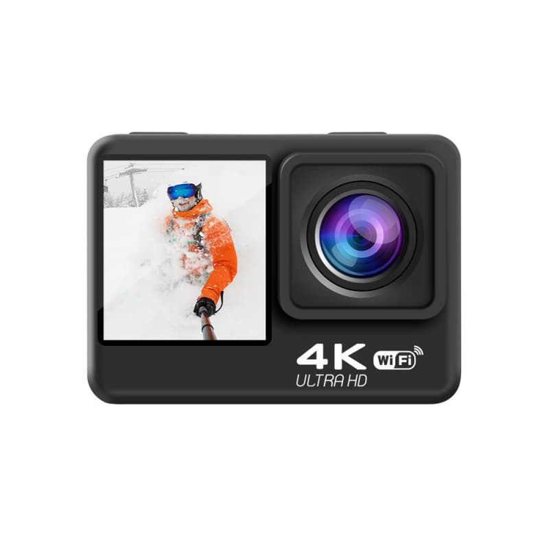 New high-definition 4K waterproof outdoor digital camera touch dual-screen sports camera with anti-shake 3