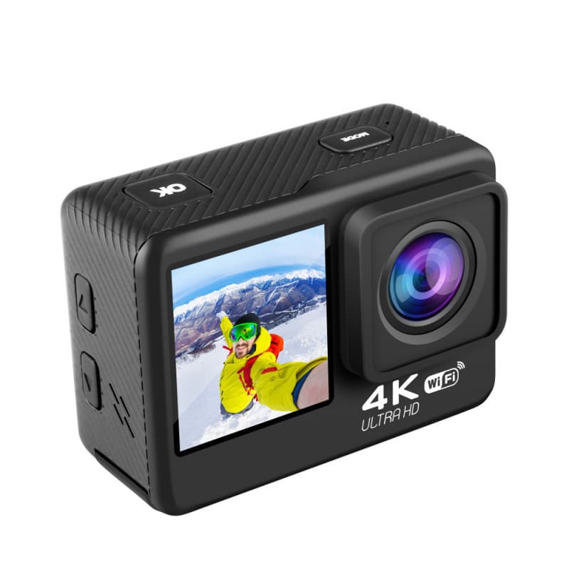 New high-definition 4K waterproof outdoor digital camera touch dual-screen sports camera with anti-shake 6