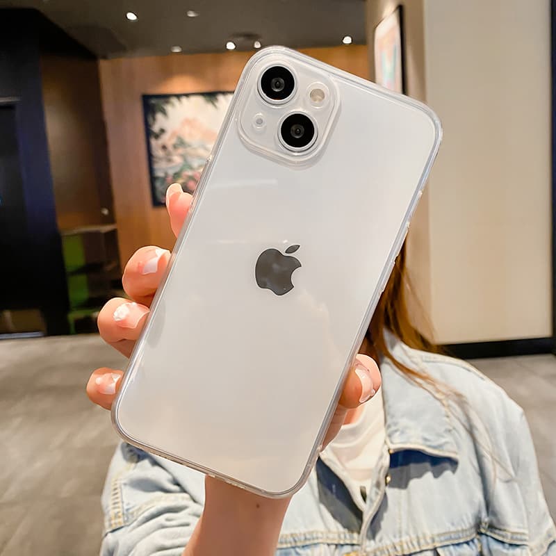 Apple 17 mobile phone case transparent 15promax anti-fall 13 painted material 14 wholesale 12 suitable for iphone16 soft 4