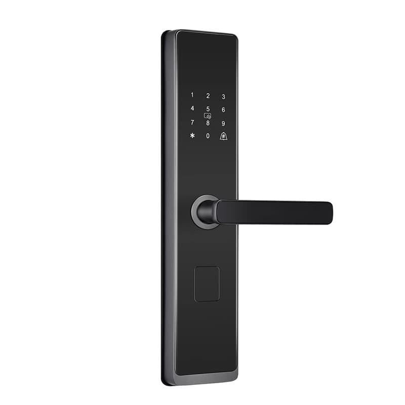 Smart door lock, Tongtong lock, Tuya smart lock, apartment B&B lock, remote unlocking, semi-automatic one-grip password lock 5