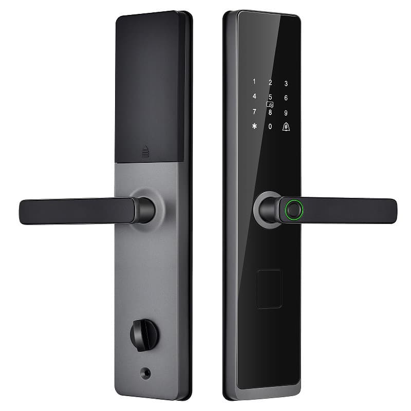Smart door lock, Tongtong lock, Tuya smart lock, apartment B&B lock, remote unlocking, semi-automatic one-grip password lock 6
