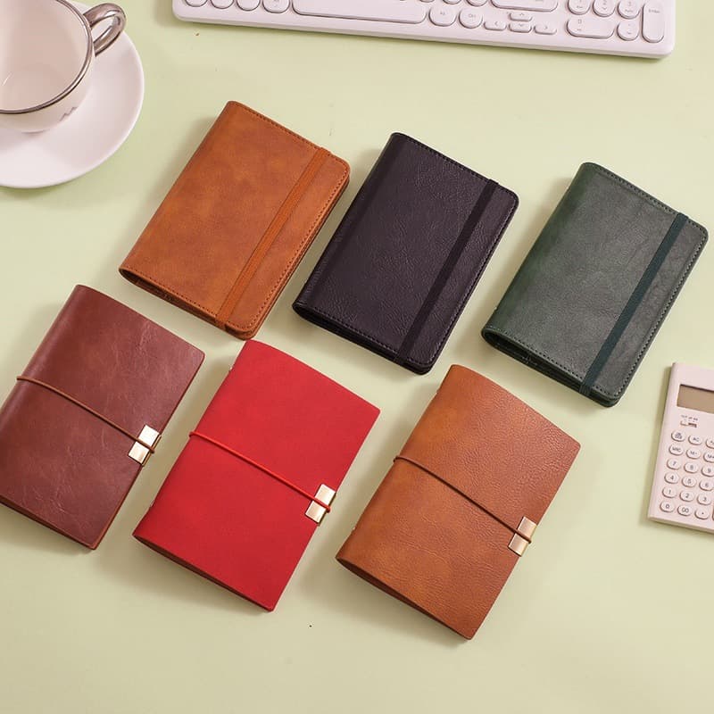 Spot A7 retro loose-leaf hand ledger with punch and seal loose-leaf notebook weekly plan monthly plan diary 2