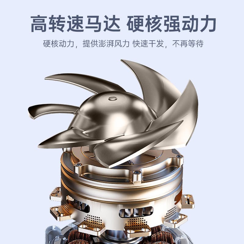 New powerful high-speed hair dryer for professional hair drying with negative ions for household quick-drying and ultra-quiet without damaging hair 4