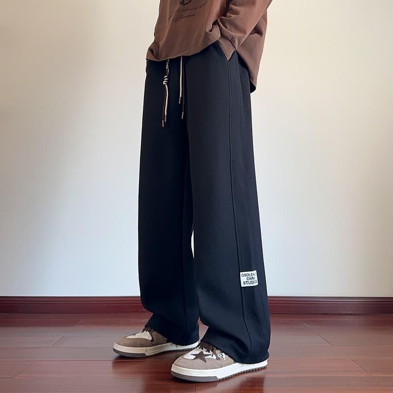 Youth pants boys spring and autumn junior high school students high school students casual sports pants handsome big children straight sweatpants 7