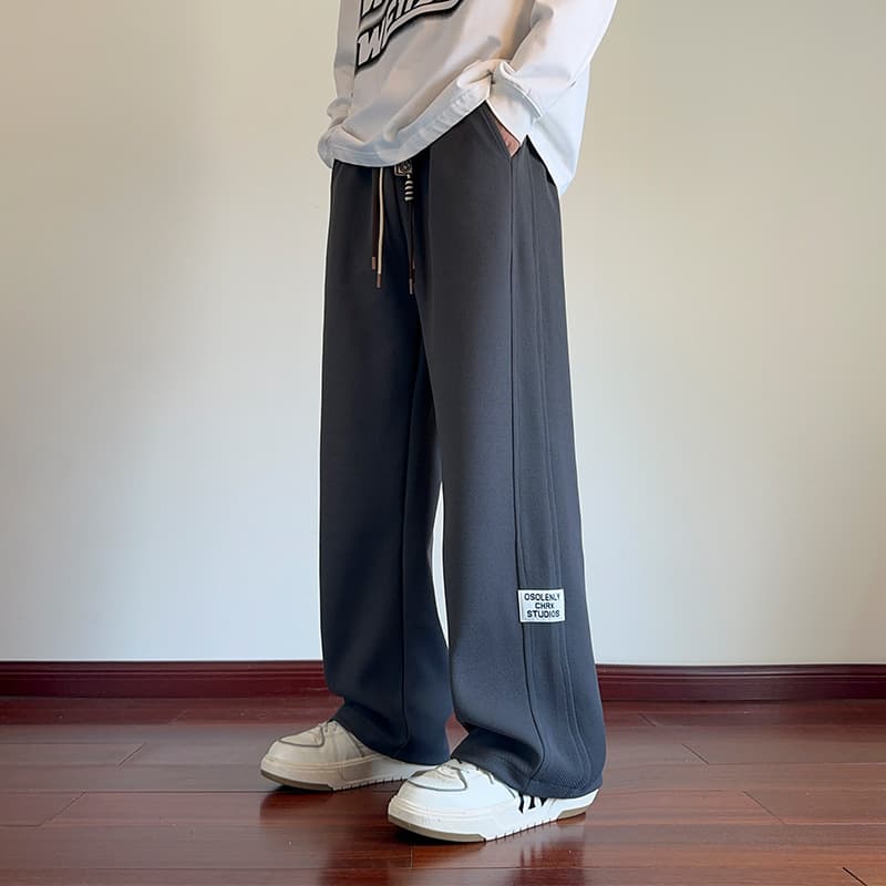 Youth pants boys spring and autumn junior high school students high school students casual sports pants handsome big children straight sweatpants 8