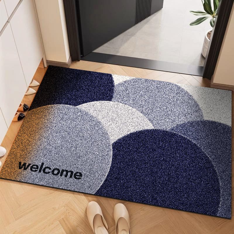 Entrance floor entry door simple home door mat no-wash pvc non-slip thickened dirt-resistant foot mat outside the door 10
