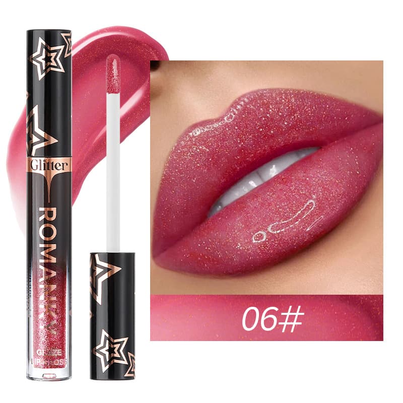 Cross-border wholesale of pearlescent lip gloss, long-lasting waterproof lip makeup, popular products 7