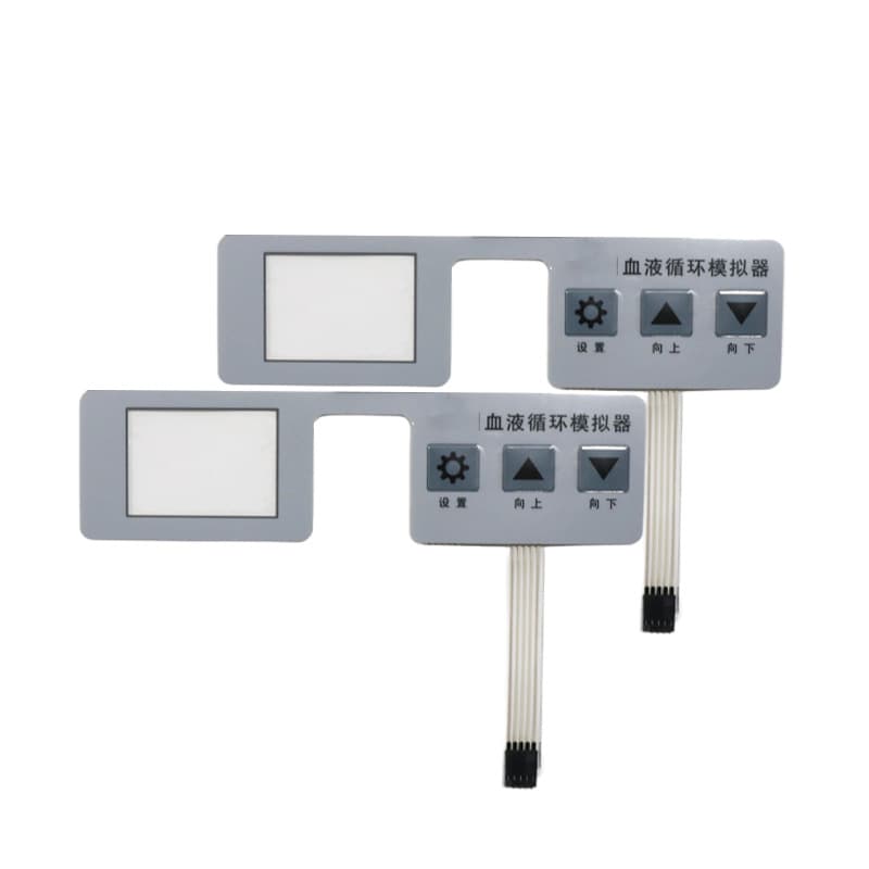 Car refueling machine membrane button panel Intelligent operation digital keyboard sticker Membrane switch panel 7