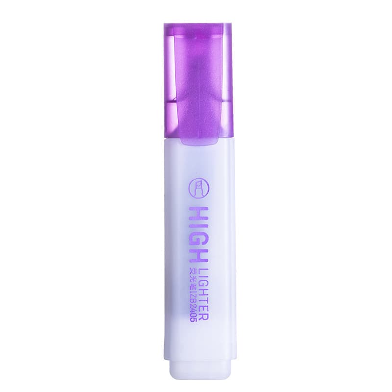 Highlighter student marker pen color mark highlight pen macaron color oblique head for handbook notes large capacity 7