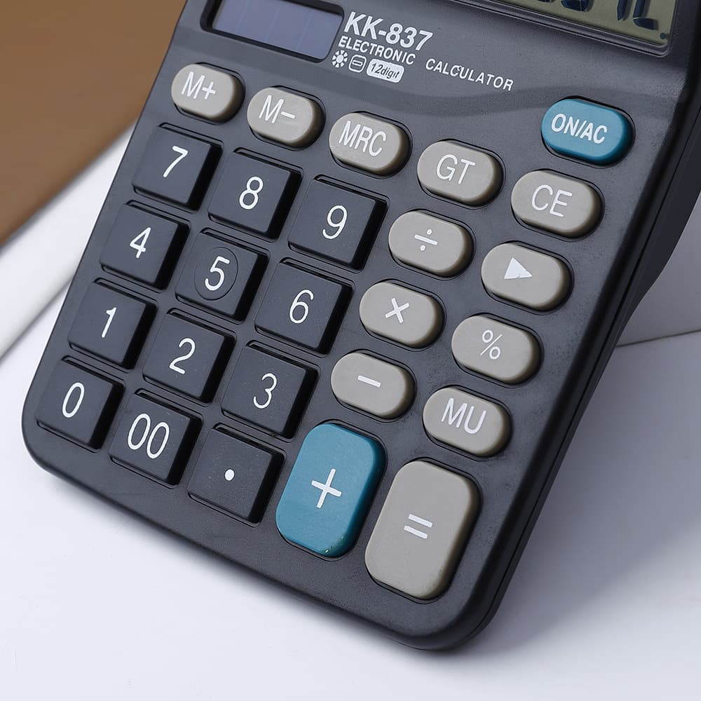 837 Calculator without Voice Calculation Student Financial Office Desktop Computer Wholesale Silent Design 5