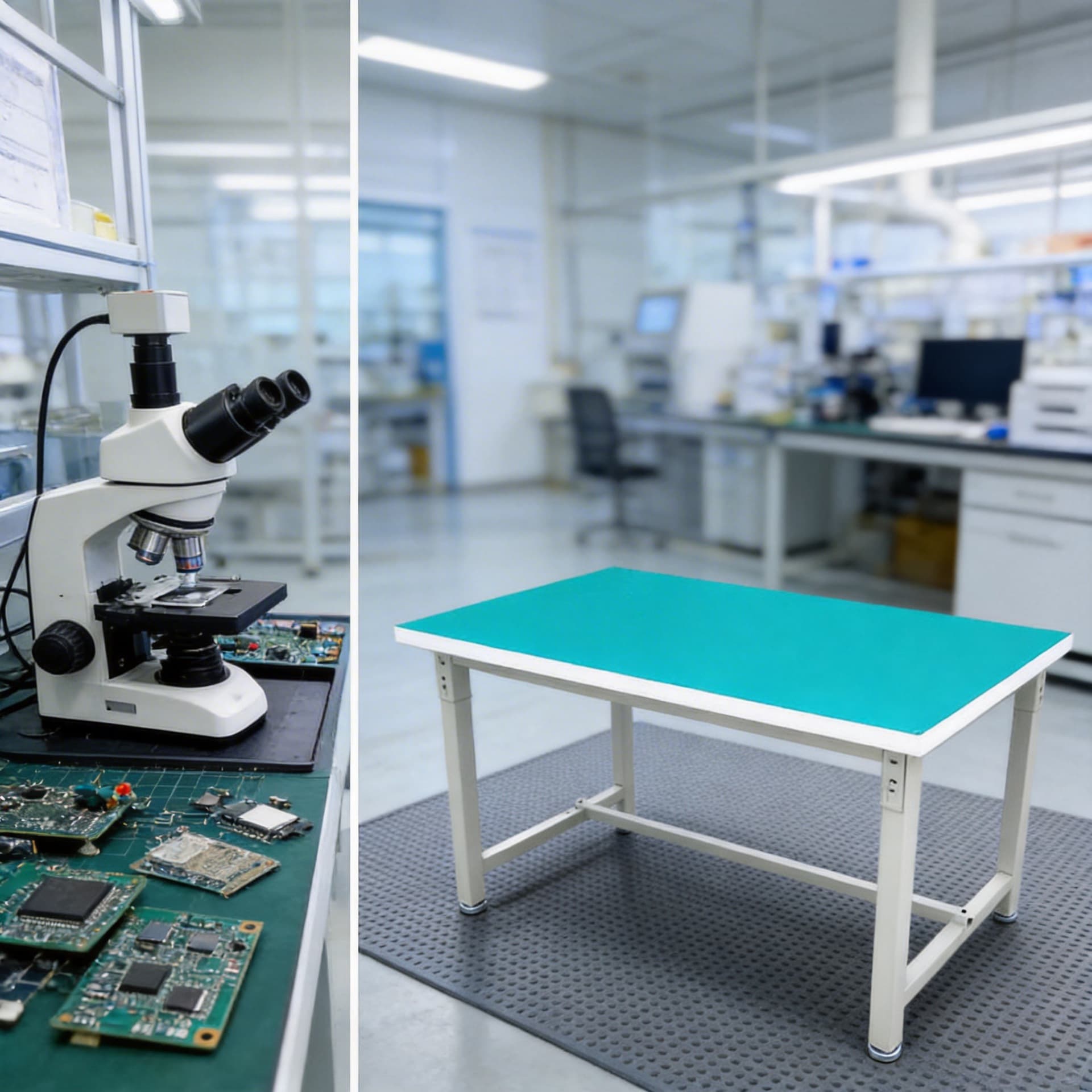 Anti-static multi-station workbench desktop heavy-duty fitter workshop laboratory operating table anti-static workbench 1