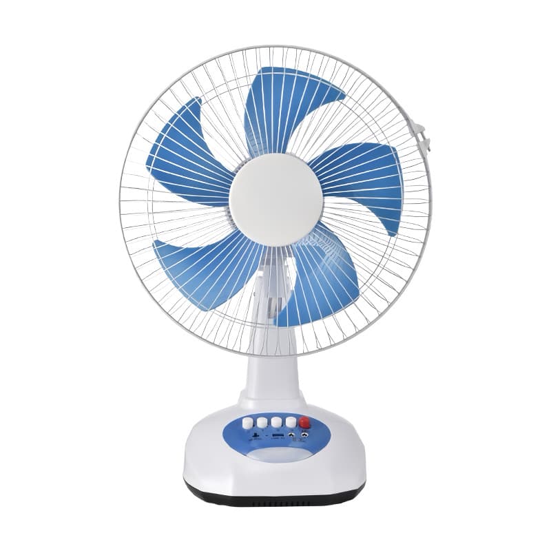Cross-border electric fan solar charging table fan rechargeable mobile phone outdoor portable vertical household shaking head silent fan 6
