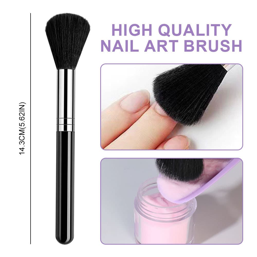 New manicure powder recycling box tool loose powder sequin micro diamond magic mirror powder wool crushed diamond powder storage set 3