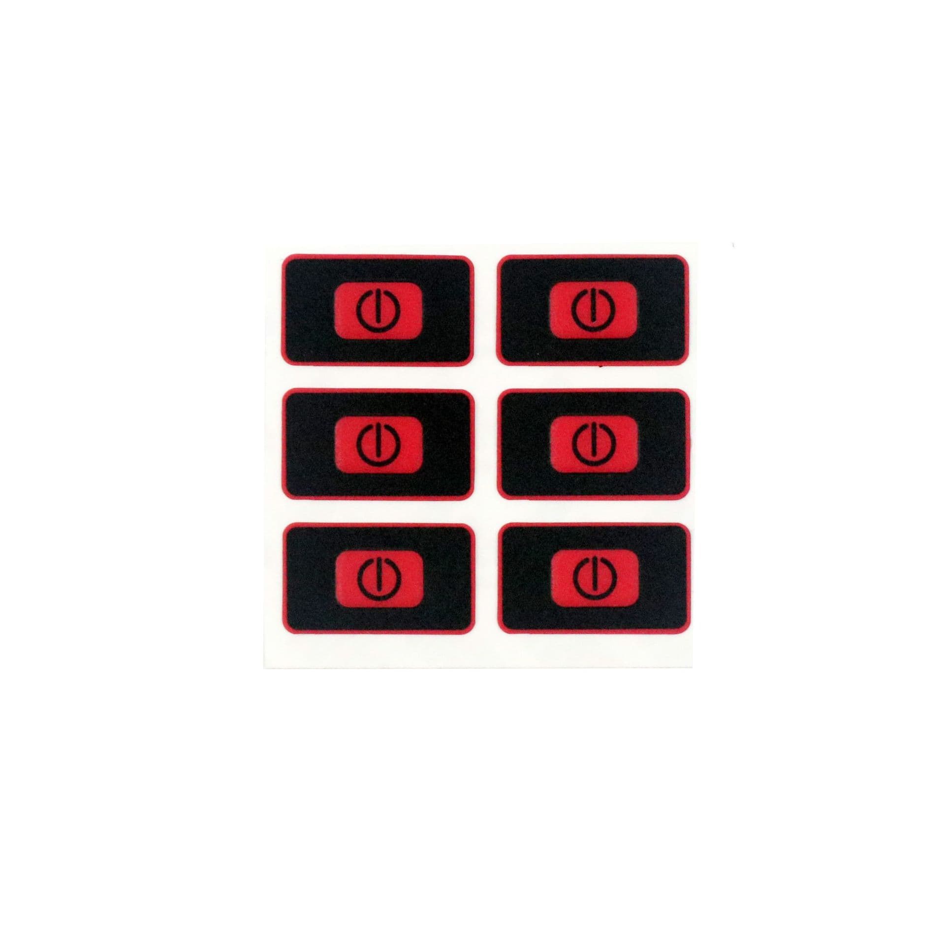 Membrane switch button surface sticker, power digital display smart switch panel, digital thermostat button panel 4