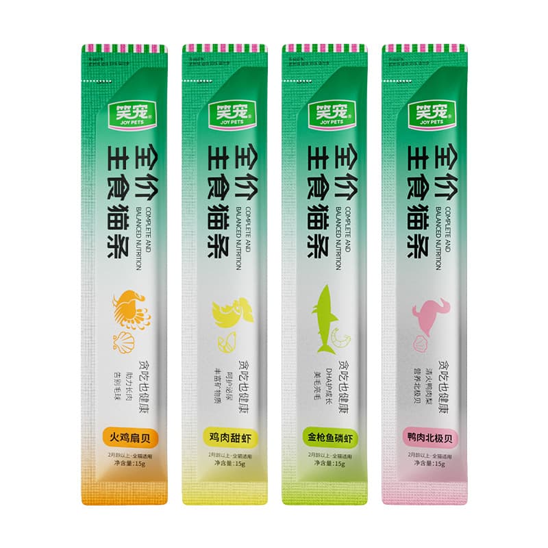 Laughing Pet Staple Food Cat Bars Cat Food Cat Meal Pack Snacks Chicken Breast Wet Food Adult Cats and Kittens Universal One Piece Dropshipping 6