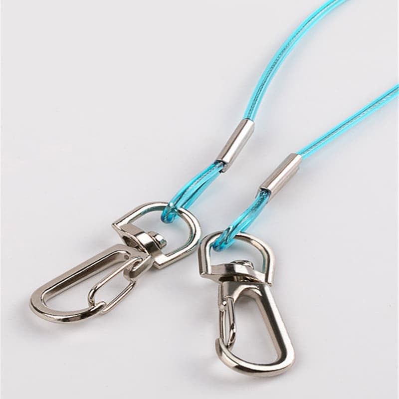 Wholesale plus steel wire missing rope spring retractable fishing rod protective pole fishing extension spiral missing rope 3