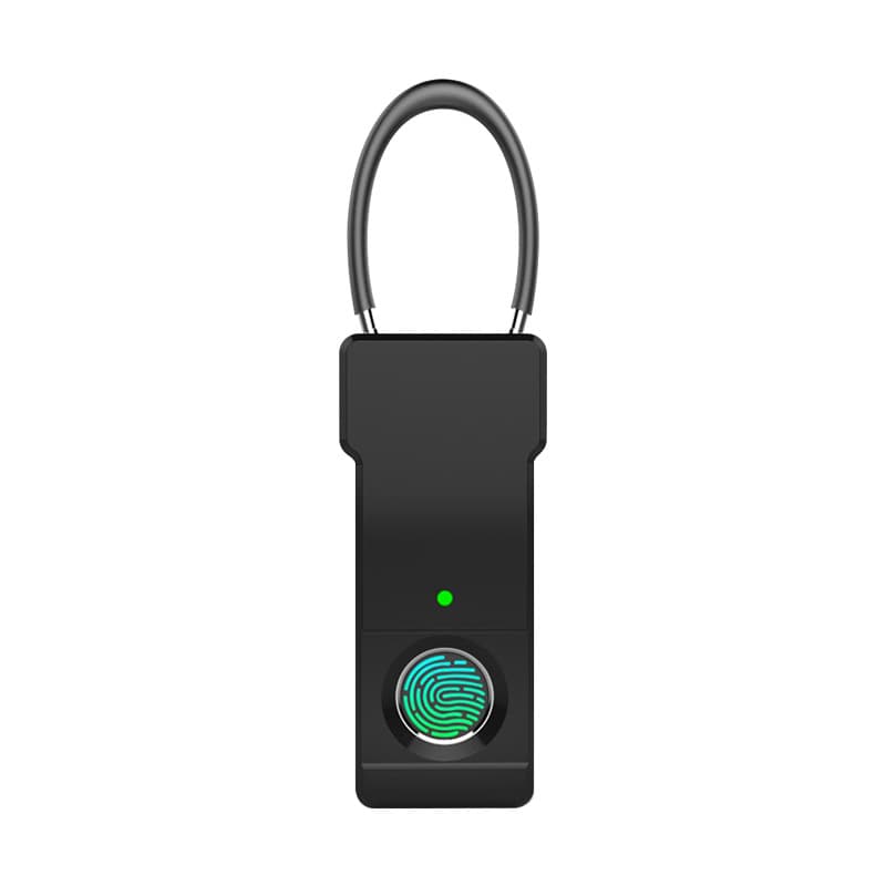 Smart Fingerprint Padlock Steel Wire Backpack Luggage Bag Electronic Lock Foreign Trade Cross-Border Electric Vehicle Basket Door Helmet Lock 7