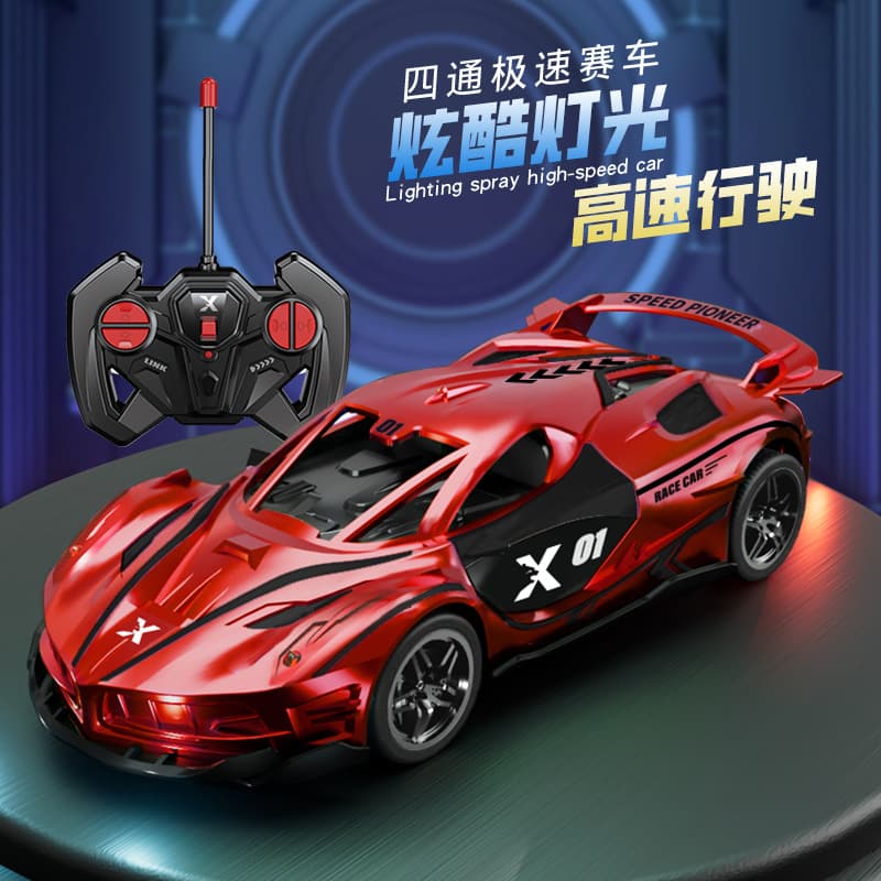 1:22 Children's remote control car charging rc electric simulation sports car racing boy drift car 6-12 years old toy 5