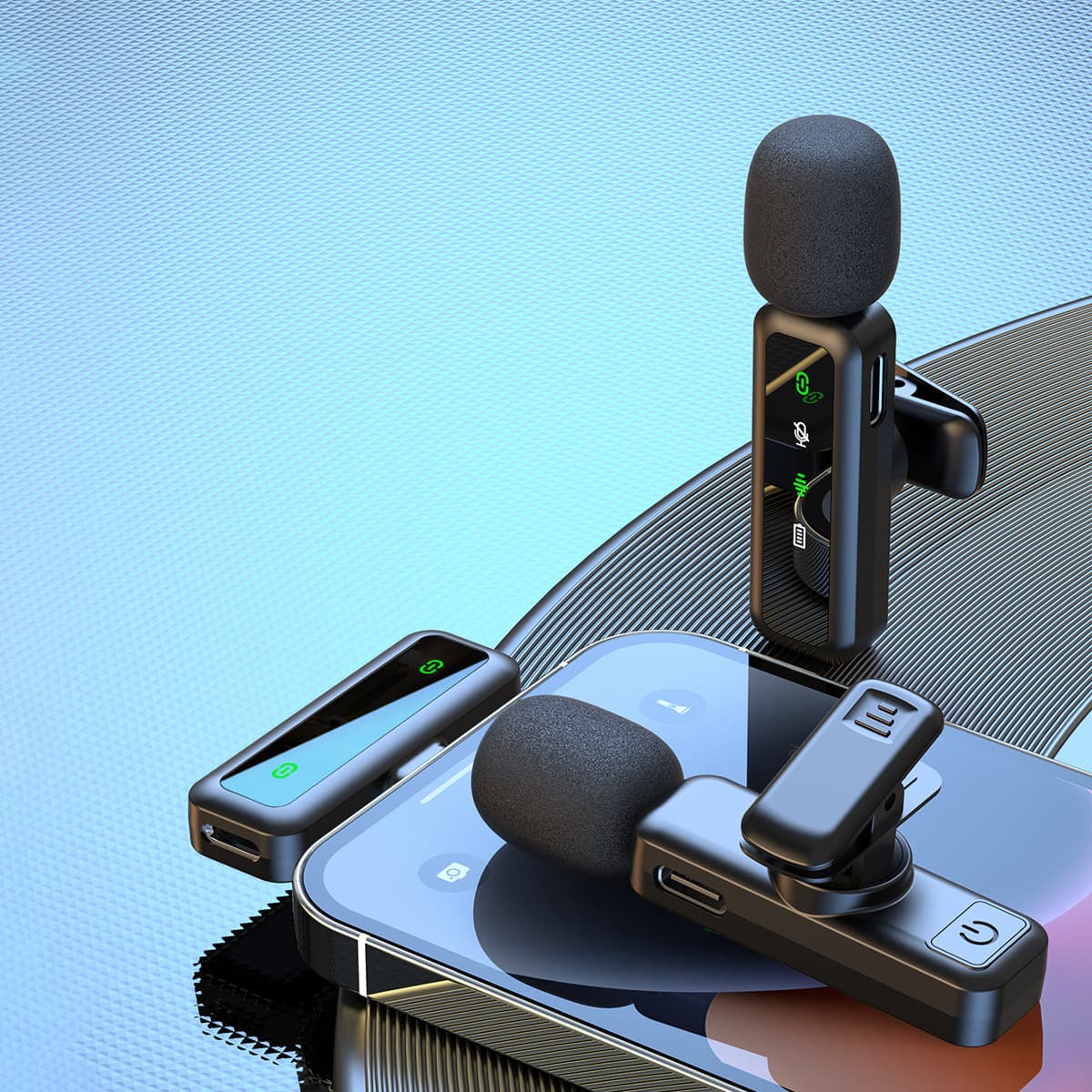 Private Model H63 Wireless Lavalier Microphone Outdoor Live Broadcast Noise Reduction Video Shooting Microphone Microphone Noise Reduction Upgrade 4