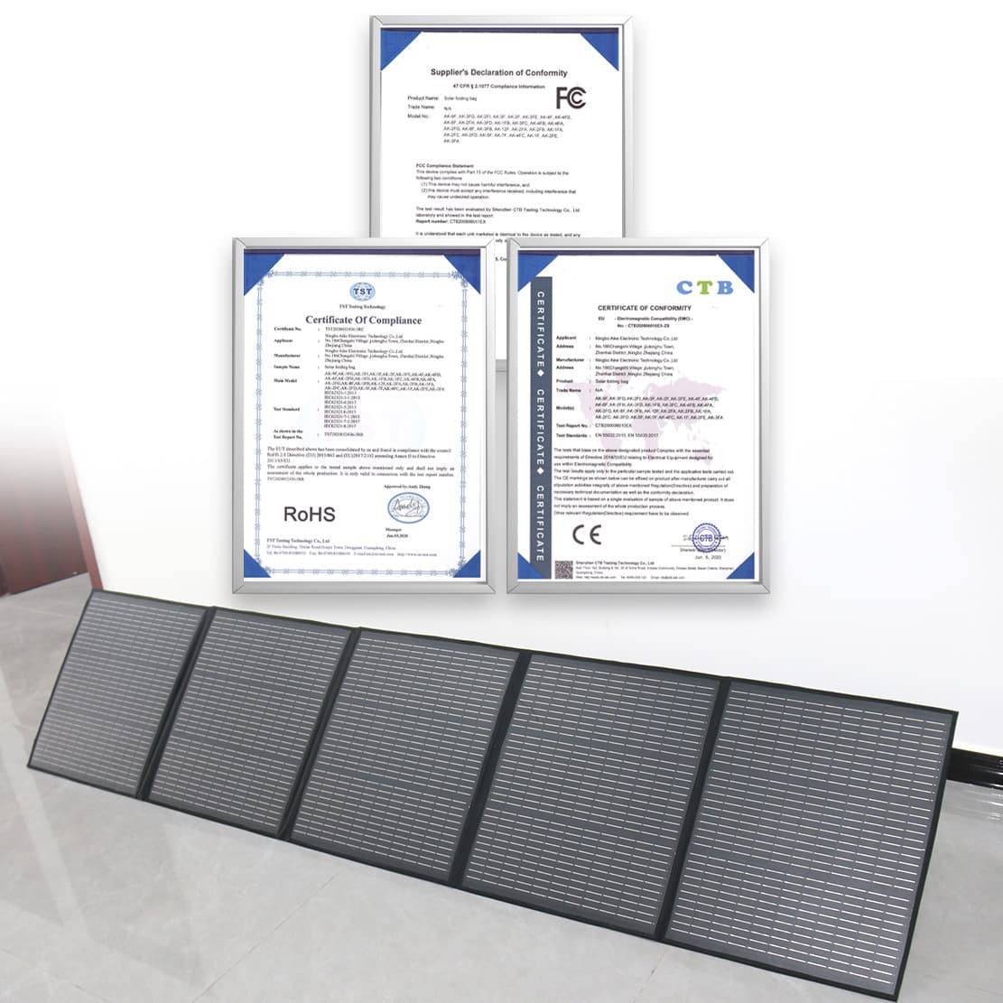 Folding solar panel 100W single crystal 18V charging panel photovoltaic power generation portable folding power bank 5
