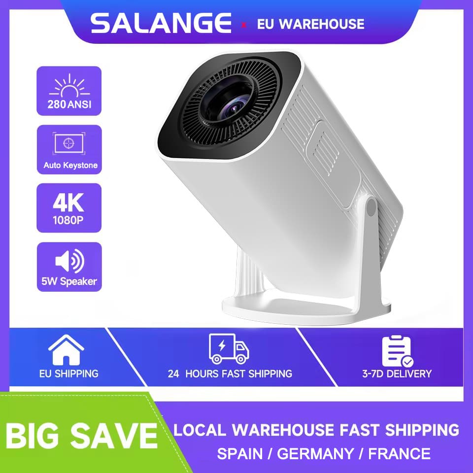 Cross-border P330 mini projector Android 11.0 HD 1080P home theater portable mobile phone projector 2