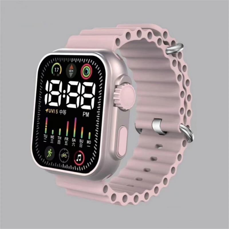 New LED electronic watch O7 Ocean with Internet celebrity fashion digital sports model student LED electronic watch 6