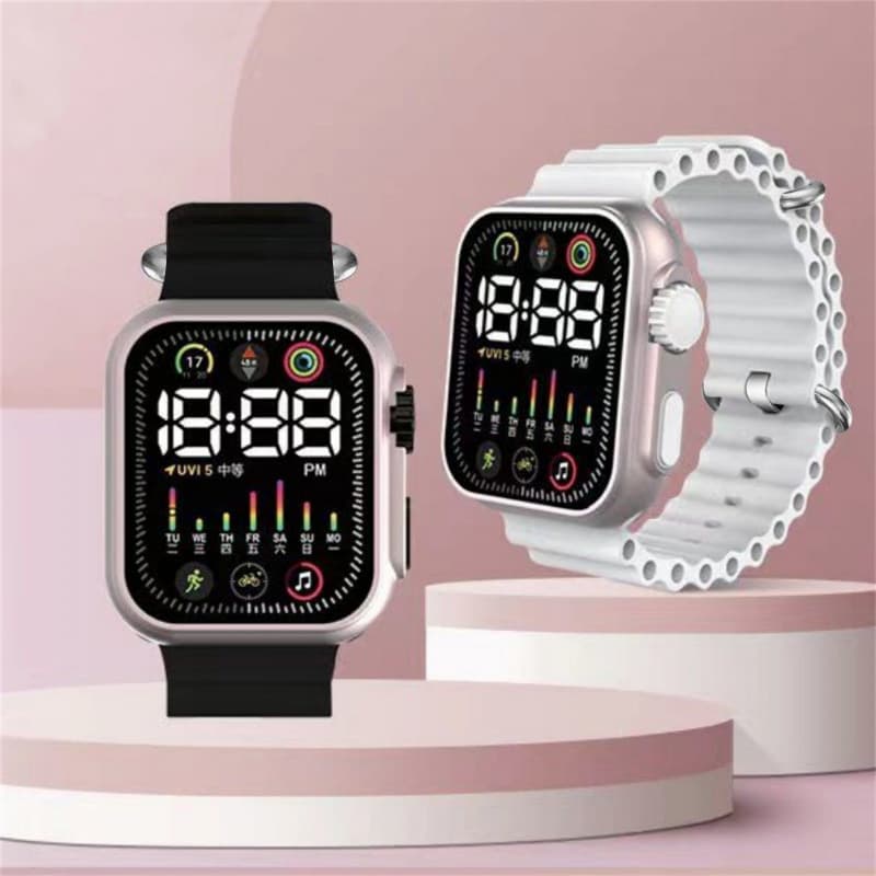 New LED electronic watch O7 Ocean with Internet celebrity fashion digital sports model student LED electronic watch