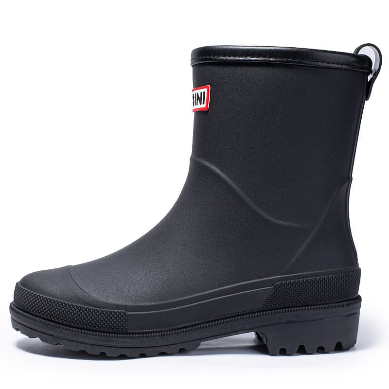 All-season adult rain boots, fashionable outdoor wear, women's mid-calf non-slip waterproof shoes, rain boots, overshoes, outdoor 6