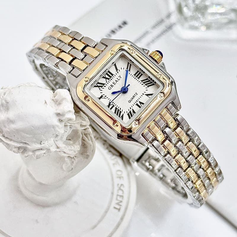 GREALY waterproof watch women's cross-border watch light luxury retro watch fashion quartz watch women's watch high-end 3