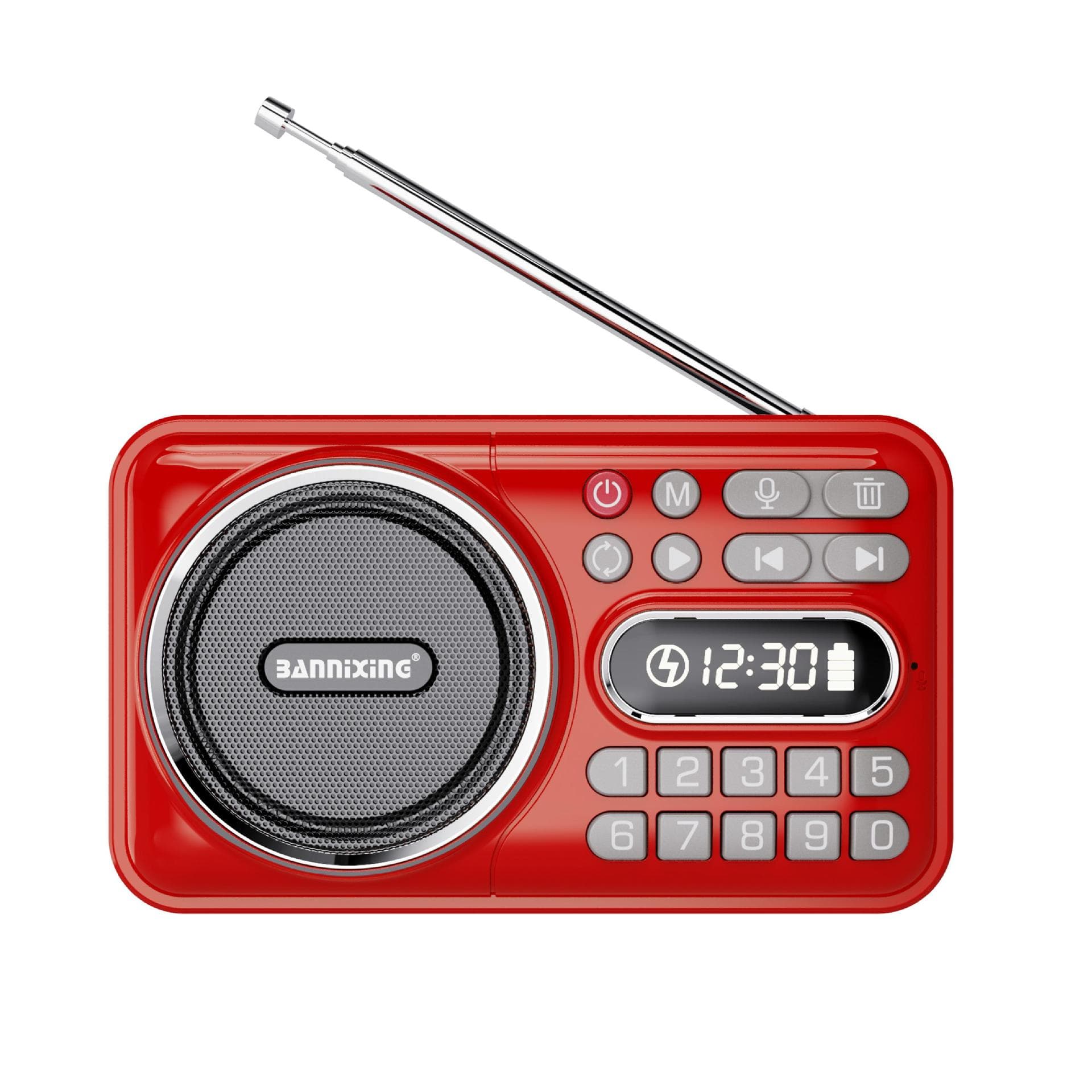 Popular foreign trade plug-in card FM radio Bluetooth audio Walkman MP3 player portable storytelling machine 6