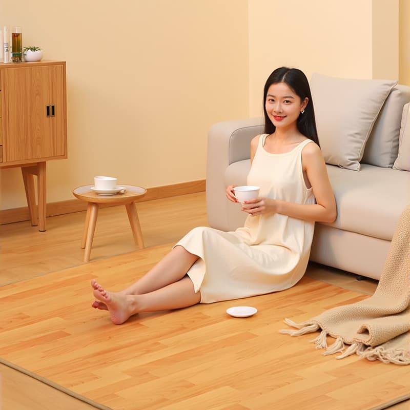 Gayounuan Korean graphene floor heating pad floor heating pad carbon crystal heating electric heating carpet living room heating yoga home 5