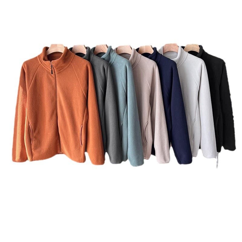 Fitting room children's men's and women's wear polar fleece zipper jacket long-sleeved jacket velvet sweatshirt jacket 24 new style 469955 6